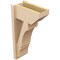 Ekena Millwork 7 1/2-in W x 14-in D x 26-in H Balboa Slat Rough Cedar Woodgrain TimberThane Outlooker, Primed Tan OUTUR075X14X26BOA24RCPR - alternate 2
